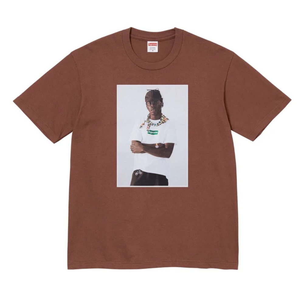 Supreme x Tyler the creator Tee, Size - Large, Colour - Brown